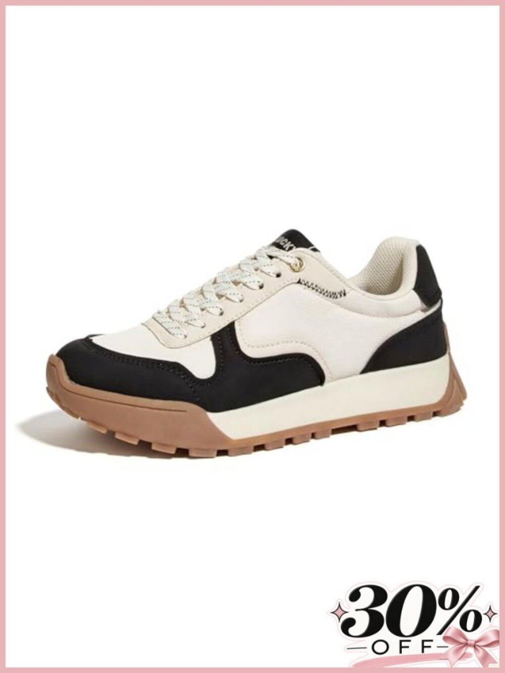 Platform Canvas Sneakers Casual Lace Up Low Top Rubber Sole
